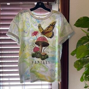Mushrooms Fantasy Tie Dye Tee